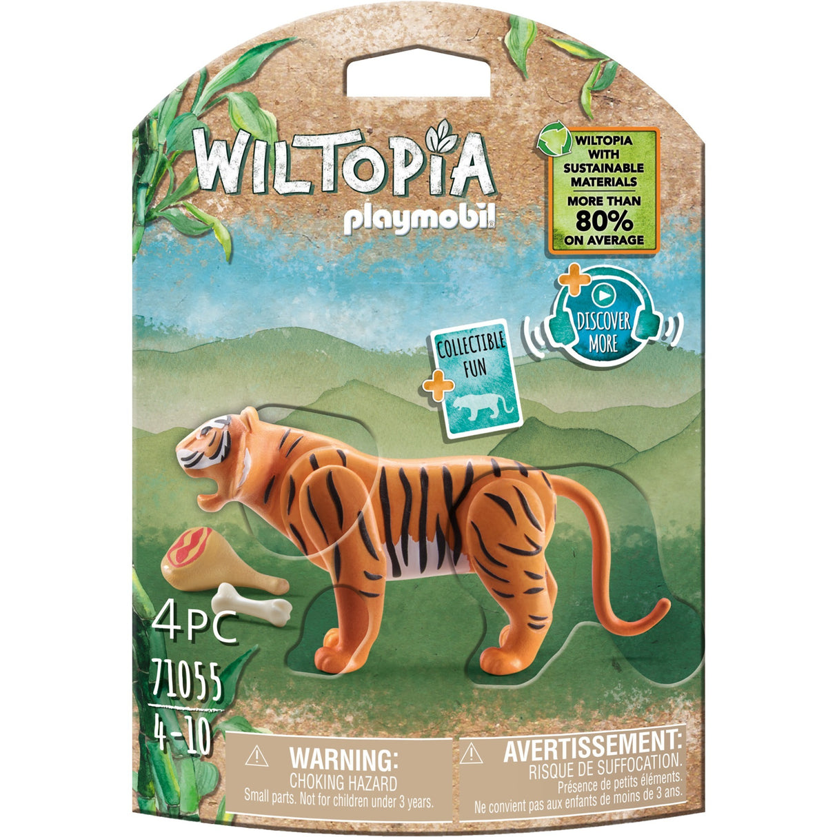 PLAYMOBIL Wiltopia Tijger 71055