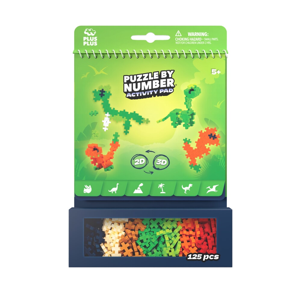 Plus Plus Plus-Plus Aktivitätspad – Dinosaurier (4347)
