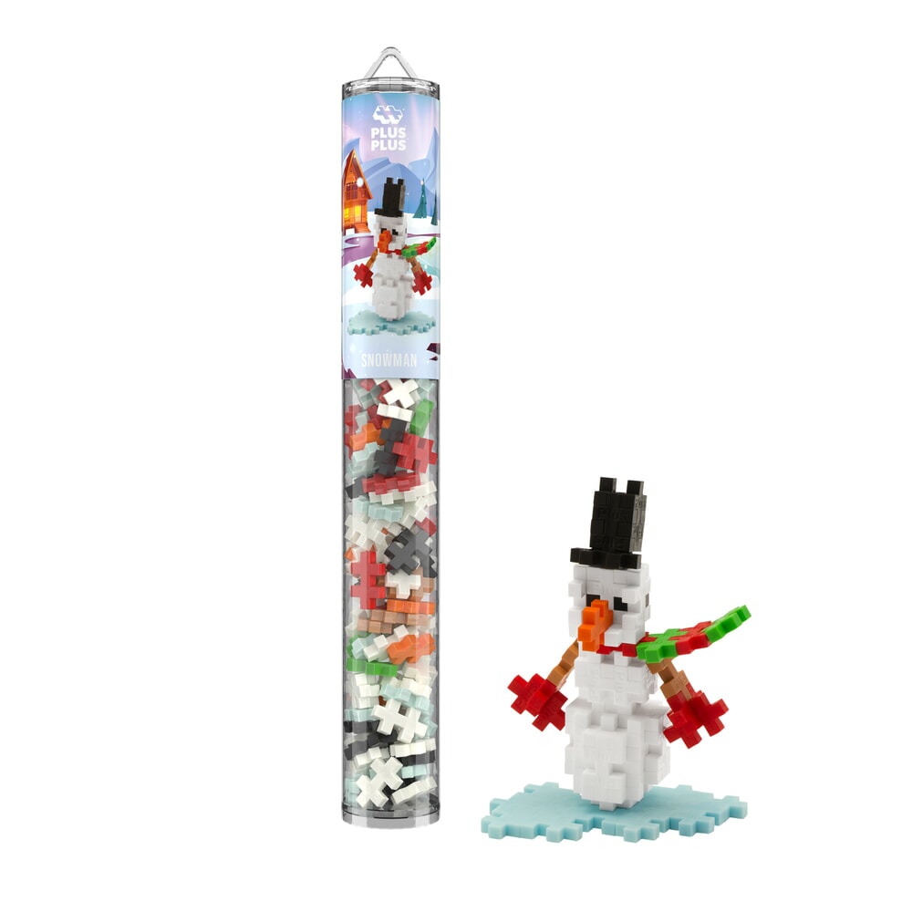 Plus-plus sneeuwman 100 stuks tube