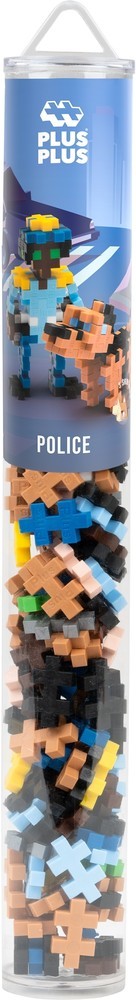 Plus Plus Tube Polizei Plus-Plus: 100 Stück (4296)