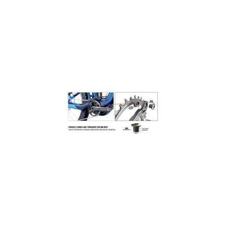 Praxis Kettenblatt 1x E-Ring 104bcd M8 36t Stahl 10 11 12sp