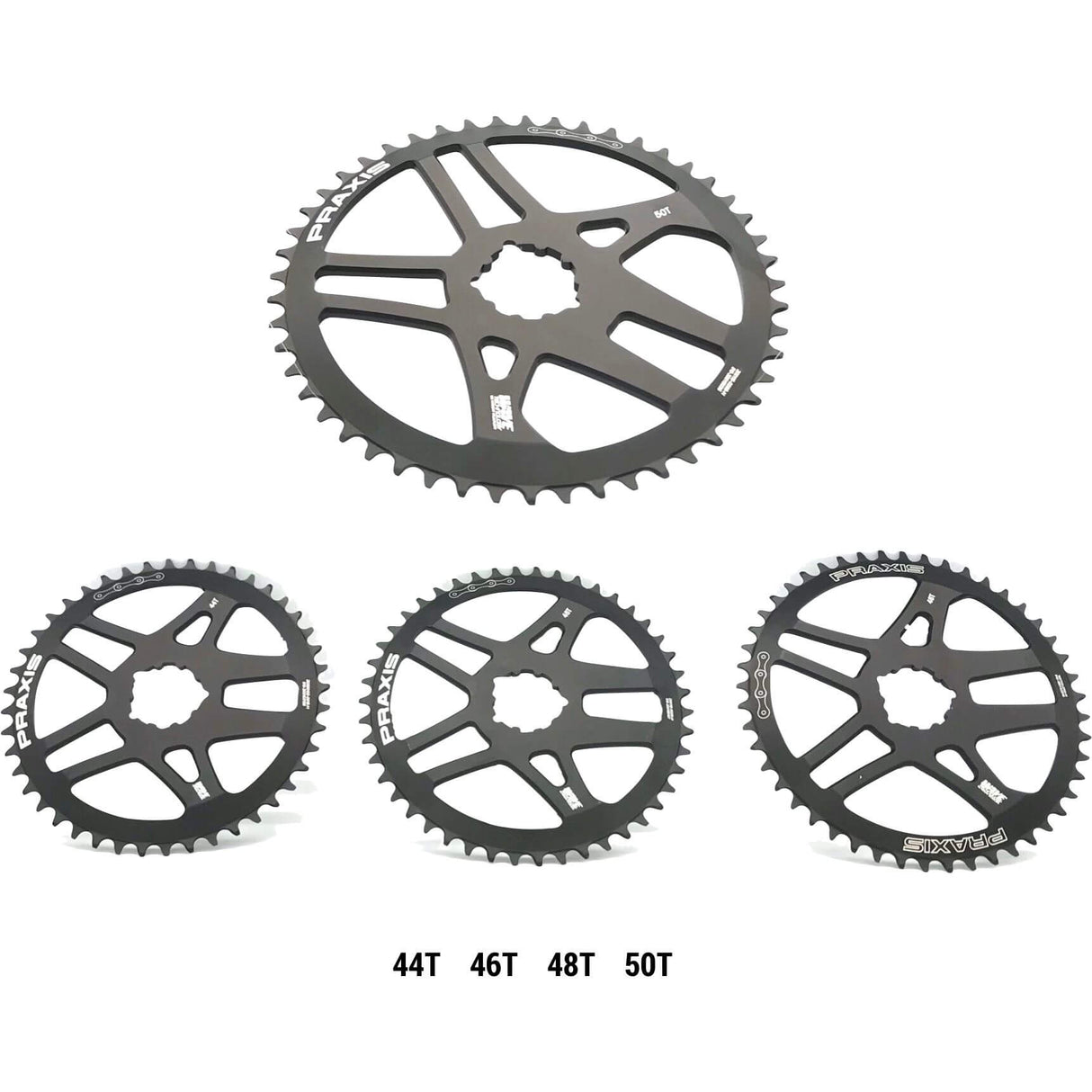 Praxis Kettingblad 1x Road DM 50t zwart