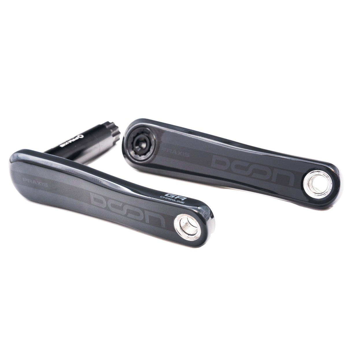 Praxis Kurbelgarnitur Doon GR Carbon M30-Thru 165 mm (Arm-Set)