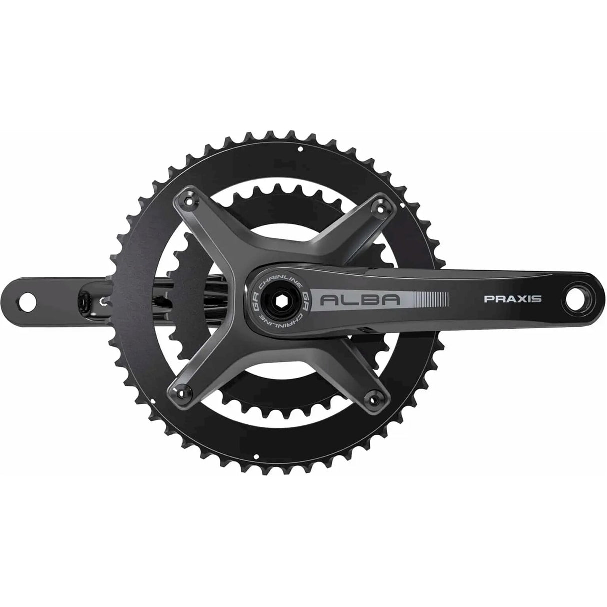 Praxis Kurbelgarnitur Alba-Gr M30 165 mm 48 32 Z. Lt2 10 11 12 Sp