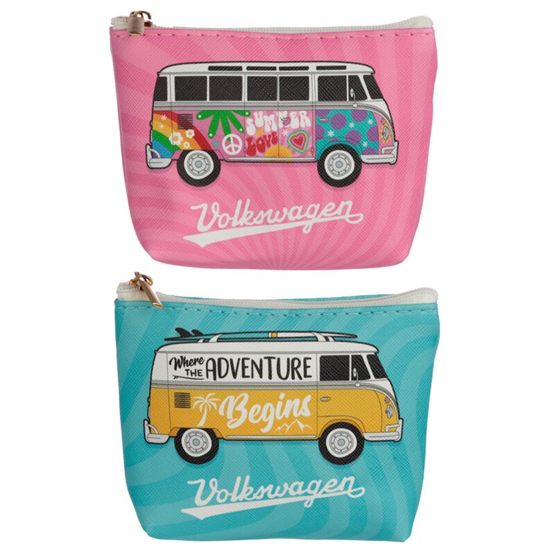 Volkswagen van vw t1 surf sommer pvc brieftasche