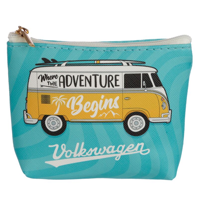 Volkswagen van vw t1 surf sommer pvc brieftasche
