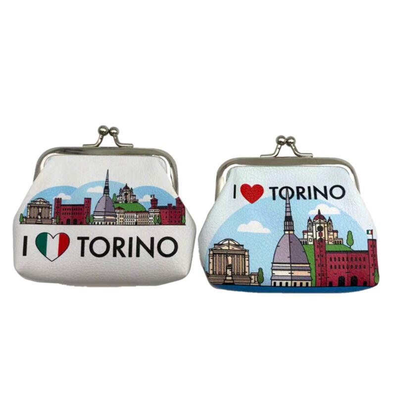I Heart Torino-Geldbörse mit Schnitt