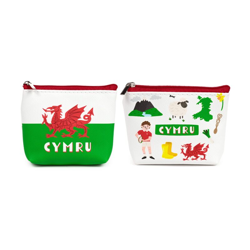 Wales-Drachen-Souvenir-PVC-Geldbörse