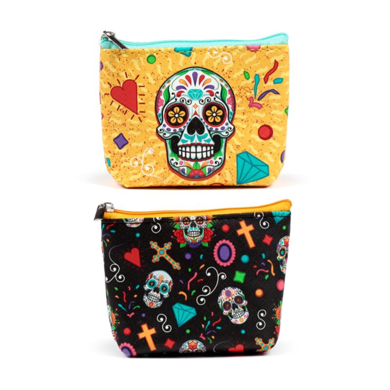Portemonnaie aus PVC „Dia de Los Muertos“.