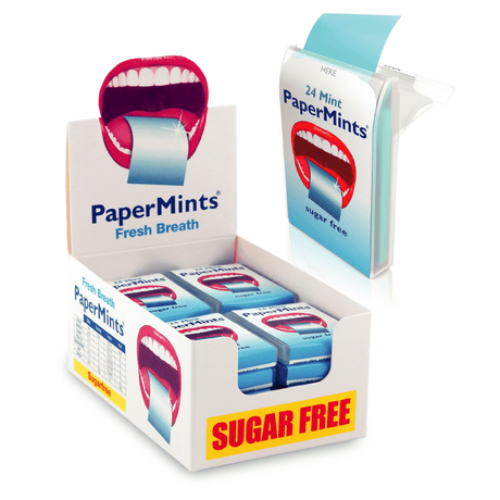 Papermints Streifen Freshmint (24x 24 Stück)