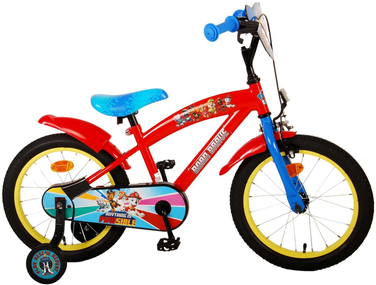 Paw Patrol Children's Bike Boys 16 tum Red Blue