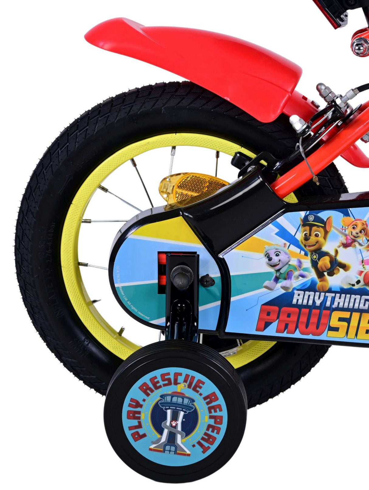 PAW PATROL Patrol Bike Bike Boys 12 pulgadas Dos frenos de mano