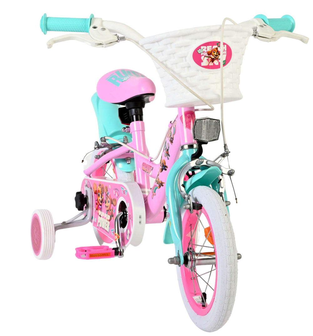 Paw Patrol Kinderfahrrad – Mädchen – 12 Zoll – Pink – zwei Handbremsen