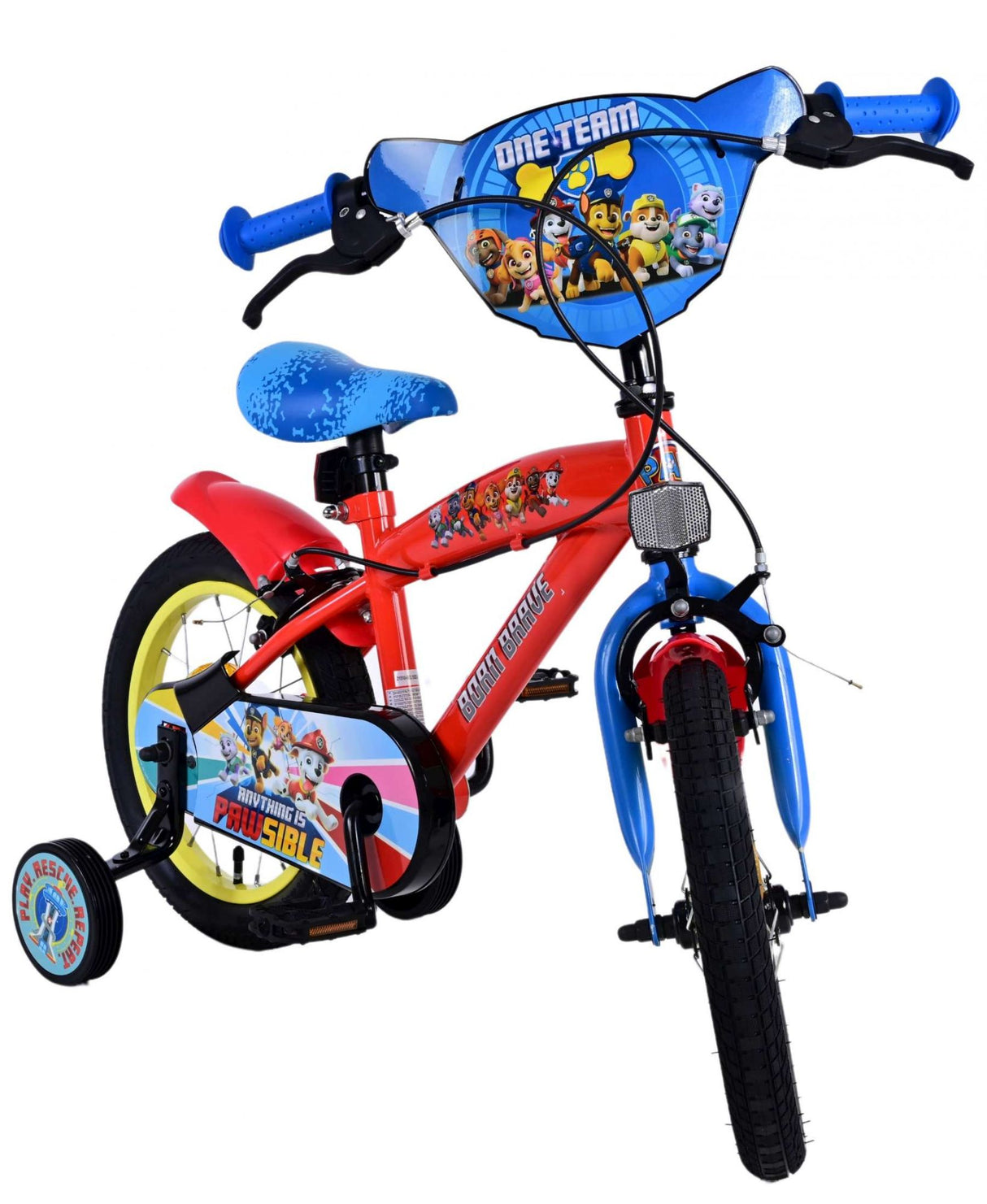 PAW PATROL Patrol Bike Bike Boys 14 pulgadas Dos frenos de mano