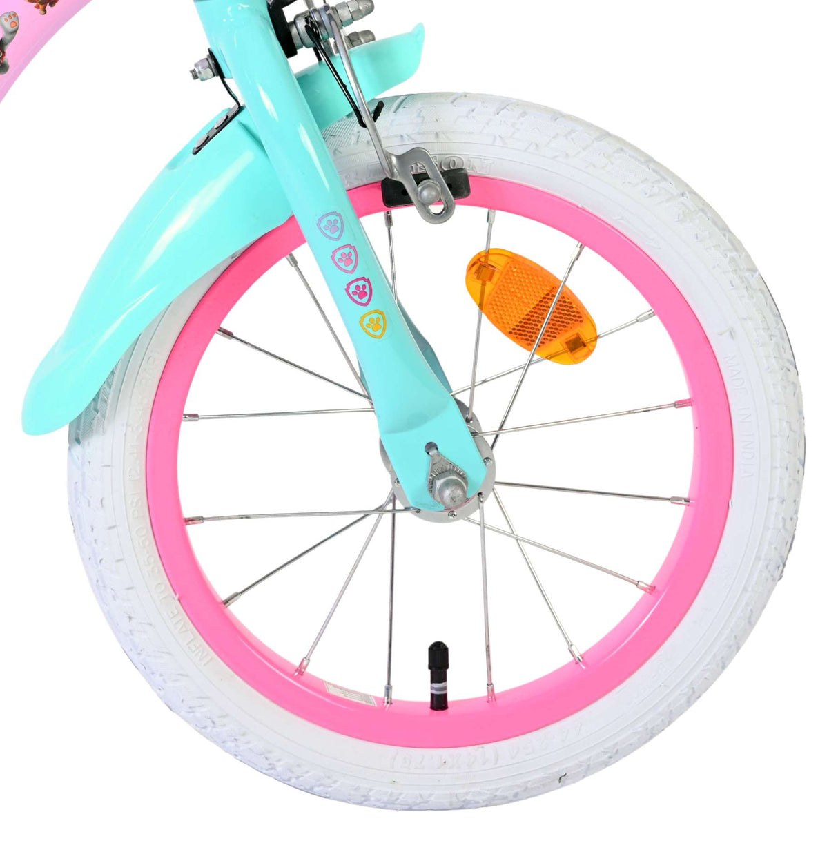 Paw Patrol Kinderfahrrad – Mädchen – 14 Zoll – Rosa