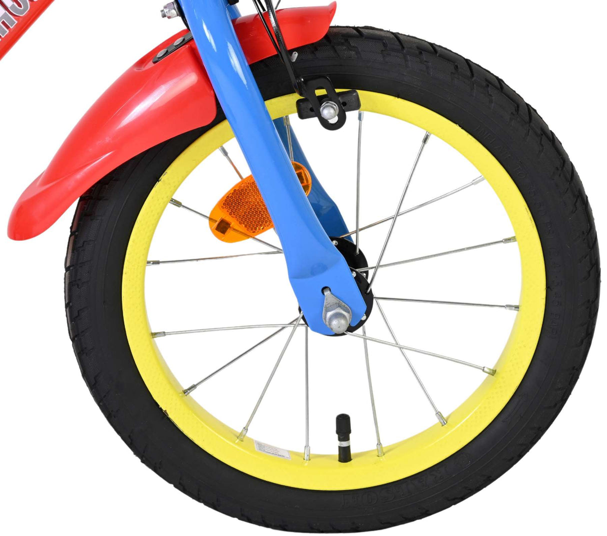 Paw Patrol Kinderfahrrad – Jungen – 14 Zoll – Rot Blau