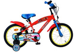 Paw Patrol Kinderfahrrad – Jungen – 16 Zoll – Rot – zwei Handbremsen
