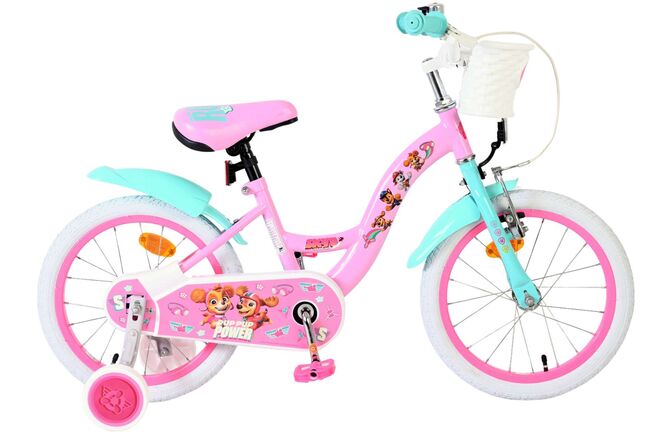 Paw Patrol Kinderfahrrad – Mädchen – 16 Zoll – Rosa