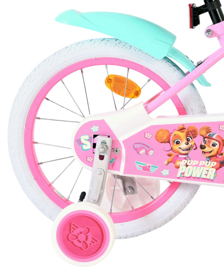 Paw Patrol Kinderfahrrad – Mädchen – 16 Zoll – Rosa