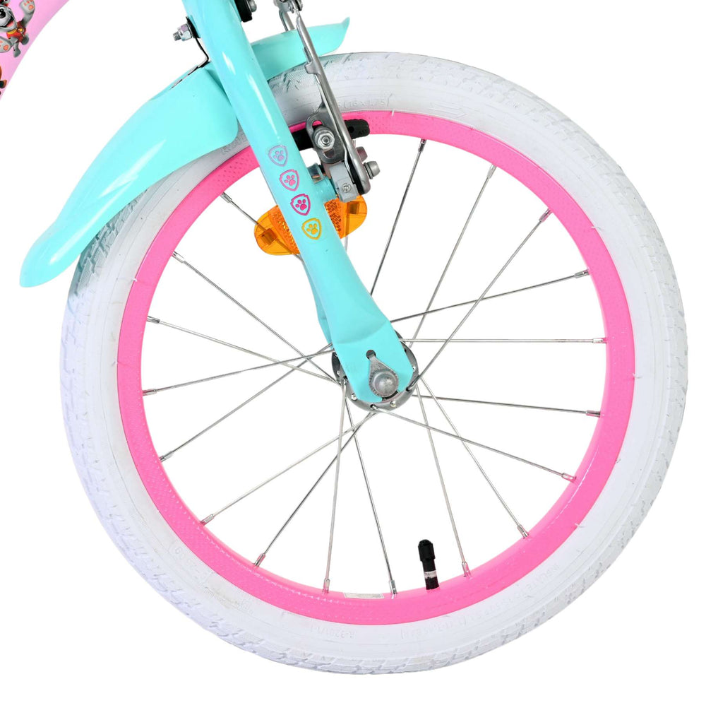 Paw Patrol Kinderfahrrad – Mädchen – 16 Zoll – Rosa