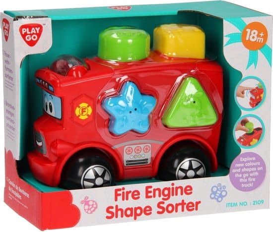 Playgo – Formensortierer für Feuerwehrautos