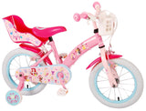 Disney Princess Kinderfiets Meisjes 14 inch Roze Twee Handremmen