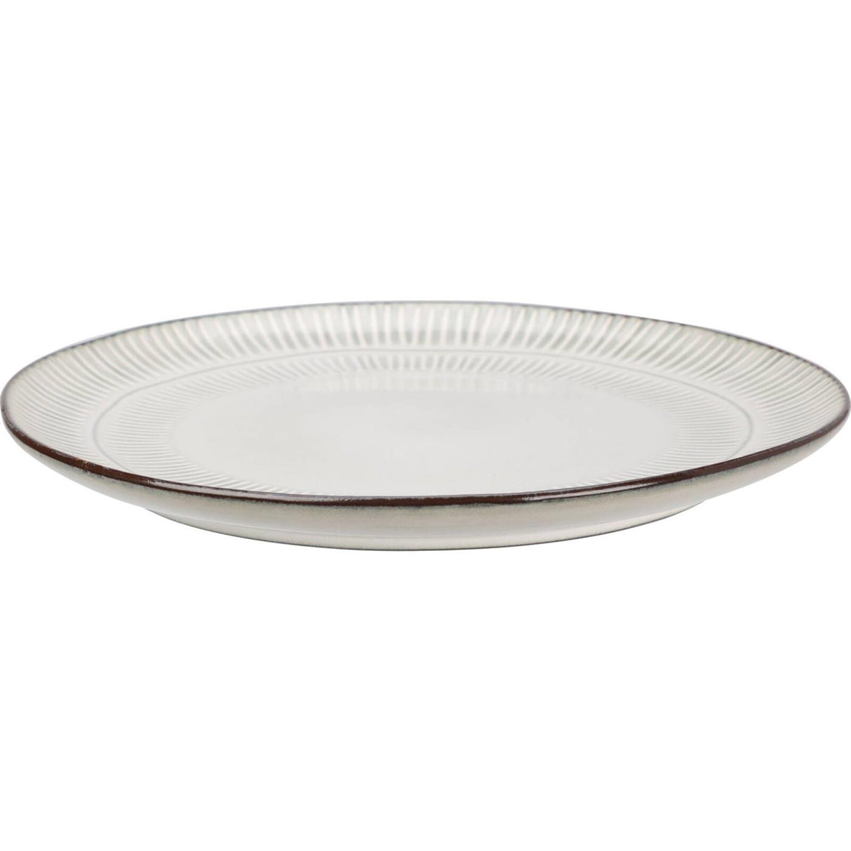Excellent houseware bord aardewerk gres dia 27cm doos a 6 stuks