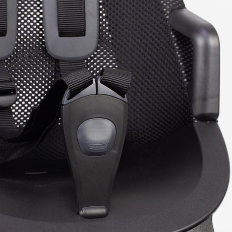 Qibbel voorzitje air incl. adapter 1? ge�nt. kabels zwart