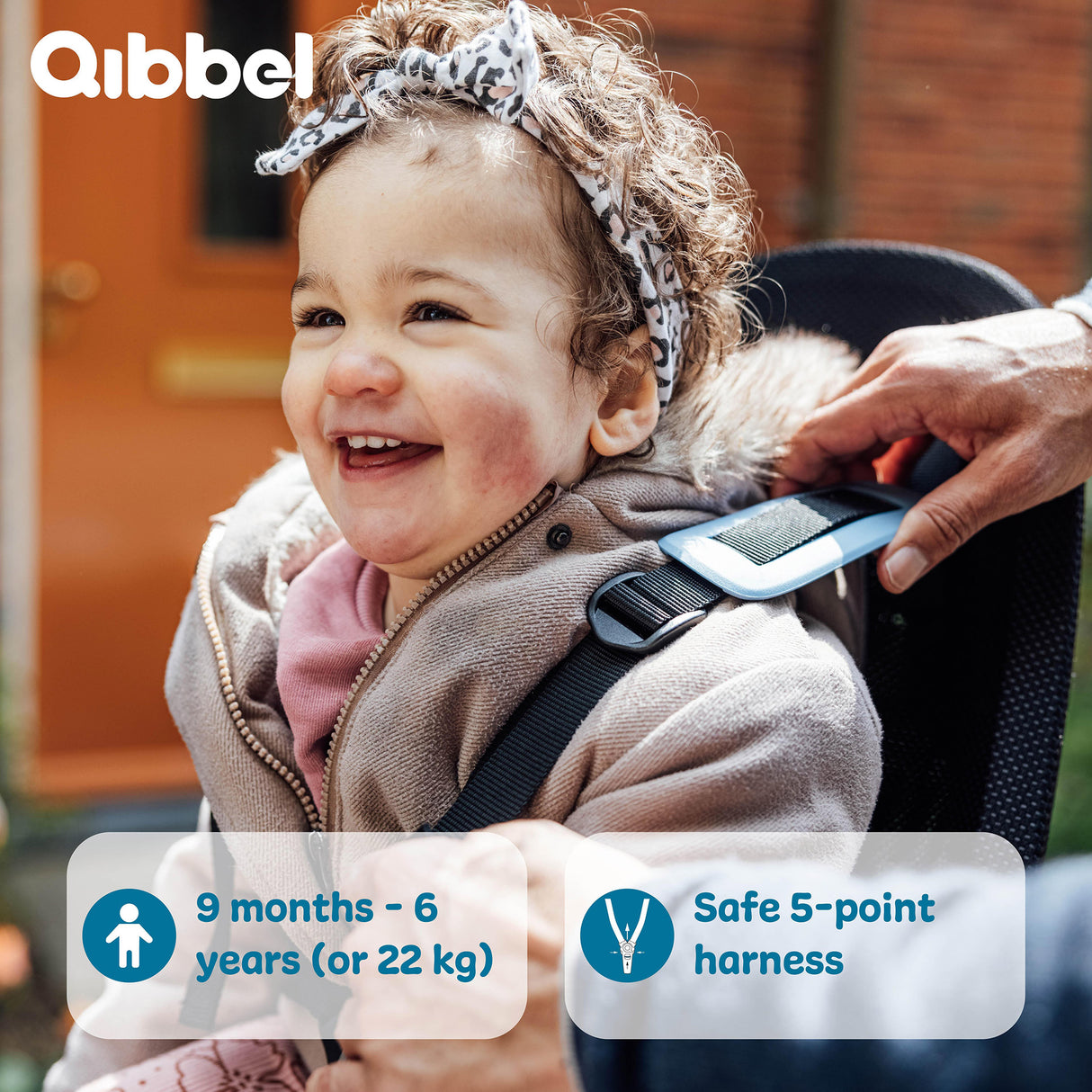 Qibbel air achterzitje sage green dragerbevesting q977