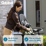 Qibbel achterzitje air frame lichtgrijs