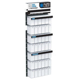 Wanddisplay mit Quad-Lock-Lamellen