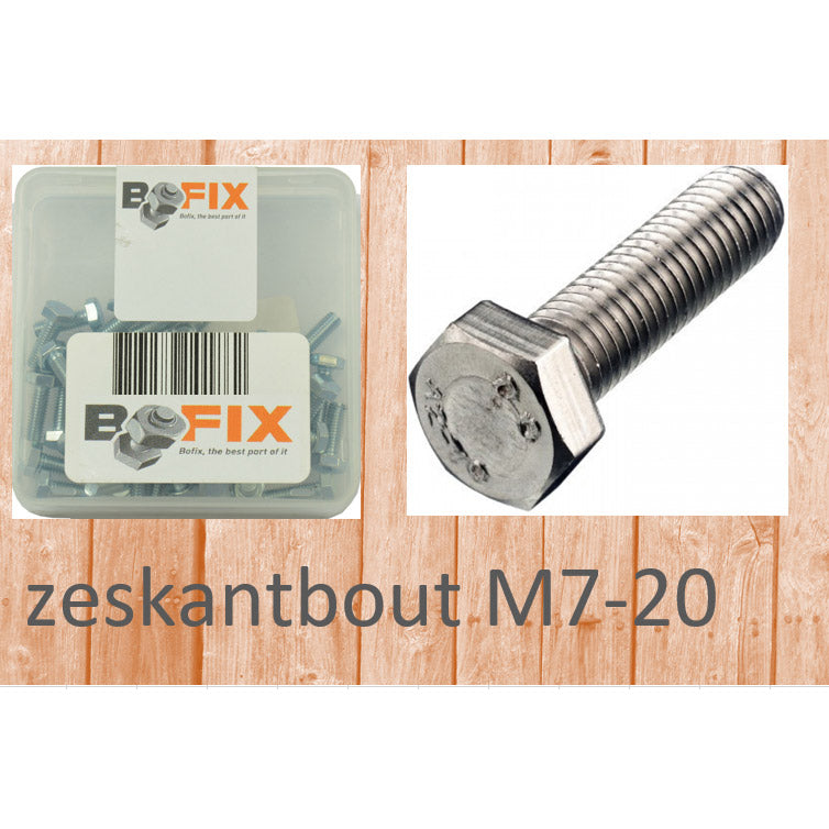 Bofix hexagon bolt M7-20 (50th)