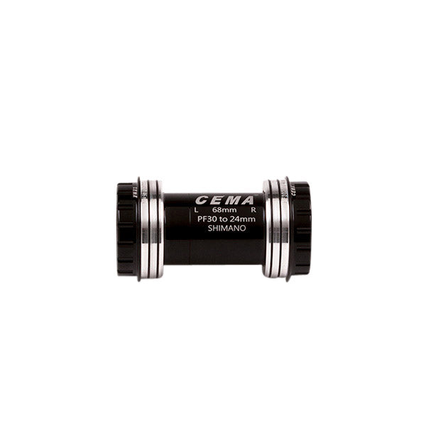 CEMA BRACKETAS PF30 Interlock Shimano-Rvs-Zwart