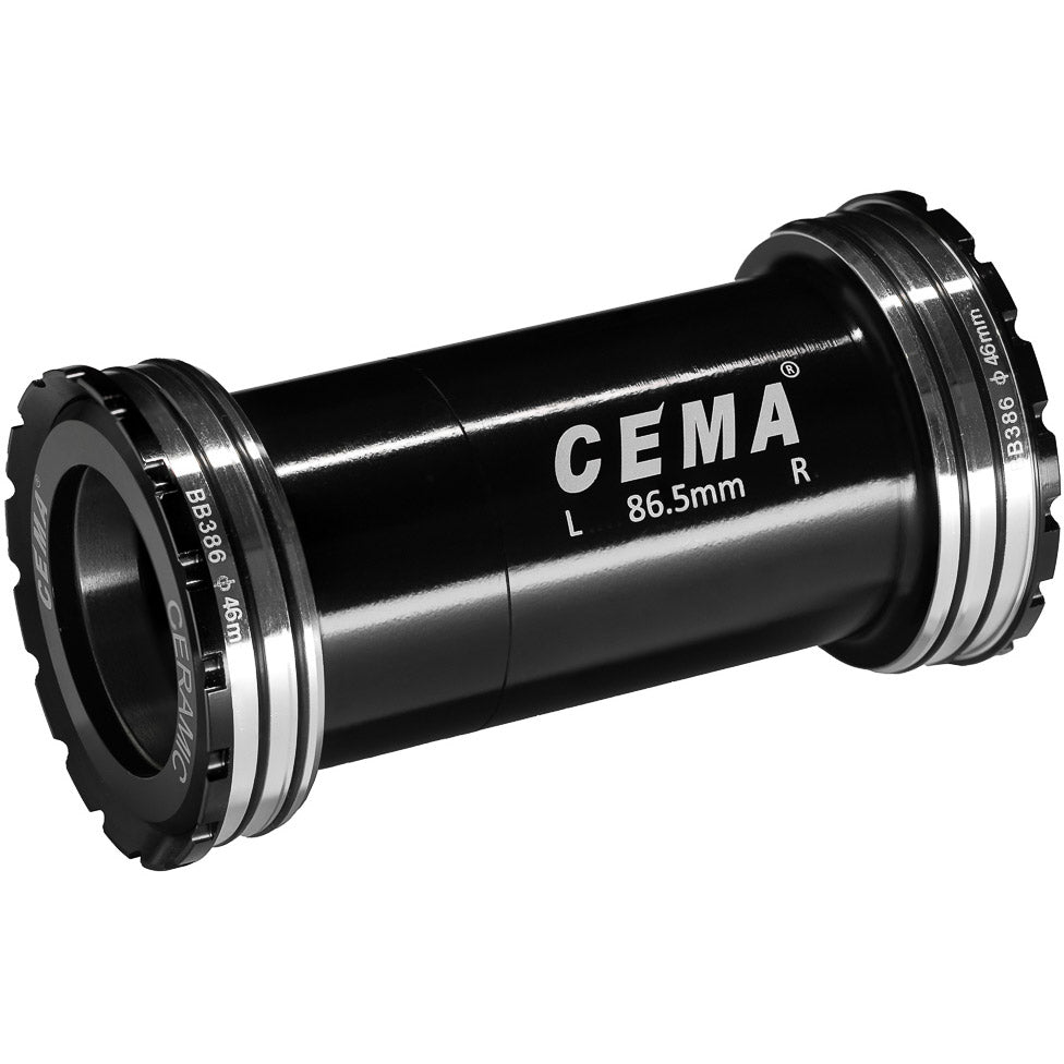 Cema Bracketas BB386 Interlock FSA386 Rotor3D+(30 mm) Edelstahl-Schwarz