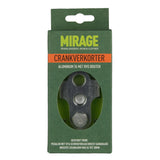 Mirage Kurbelwender mit Edelstahl -Bolzen -Aluminium T6 Silber
