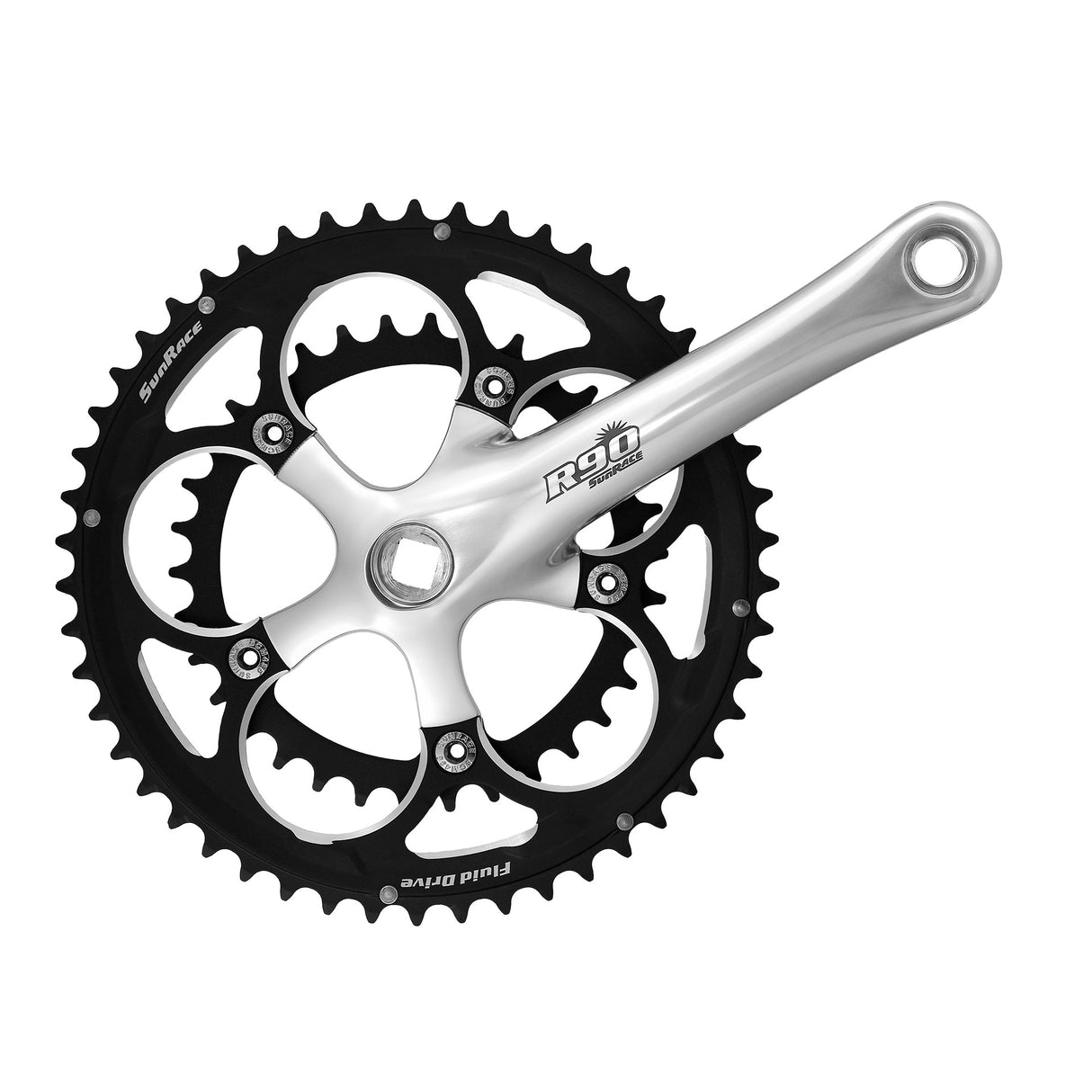 Sunrace Kurbelgarnitur R-90 34-50 FCR9F schwarz 170 mm
