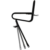 STECO -Vorderträger glatt 25 cm Kroonbout Matte Schwarz