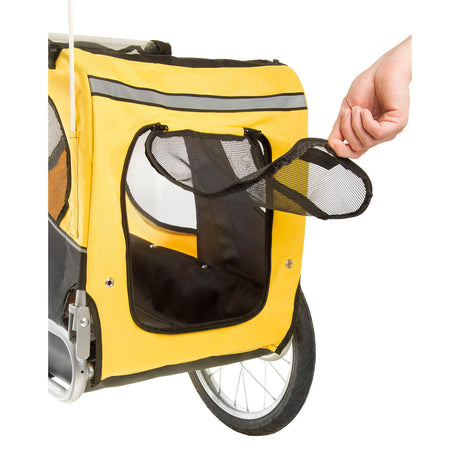 M-Wave Fahrrad-Hundewagen, Haustierfahrt, Hundeanhänger, Haustierfahrt, 16 Räder