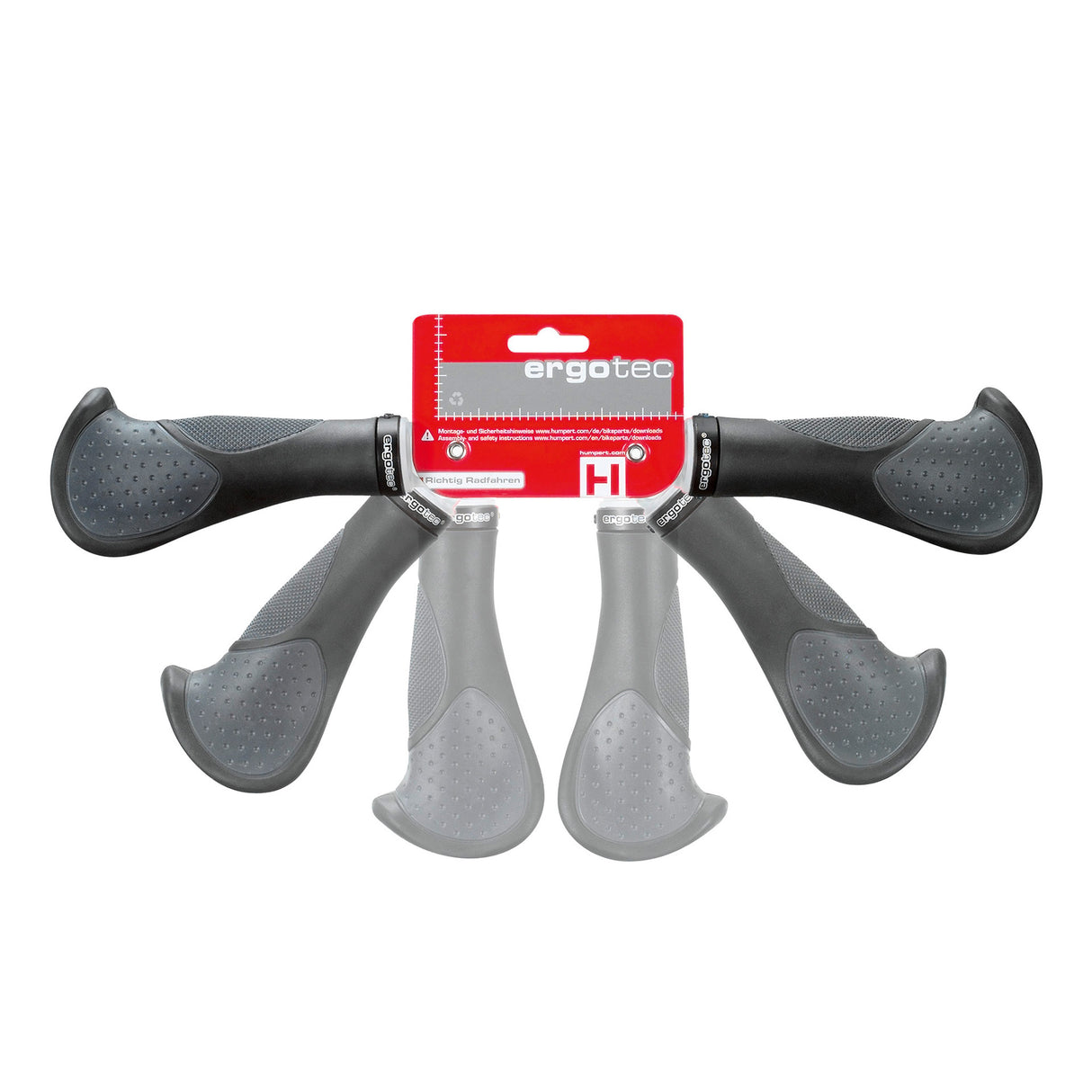Ergotec Griffset Frisco 140 140mm Gummi Gel Schwarz Gr