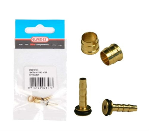 Elvedes Hydro-Klemmring Olive + Einsatz Tektro 5,5 mm Set a 2