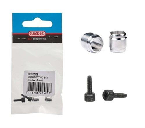 Elvedes Hydro-Klemmring Olive + Einsatz HP4000 Set a 2