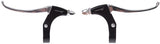 Saccon Satz Bremshebel v Gripshift l+r schwarzes Aluminium