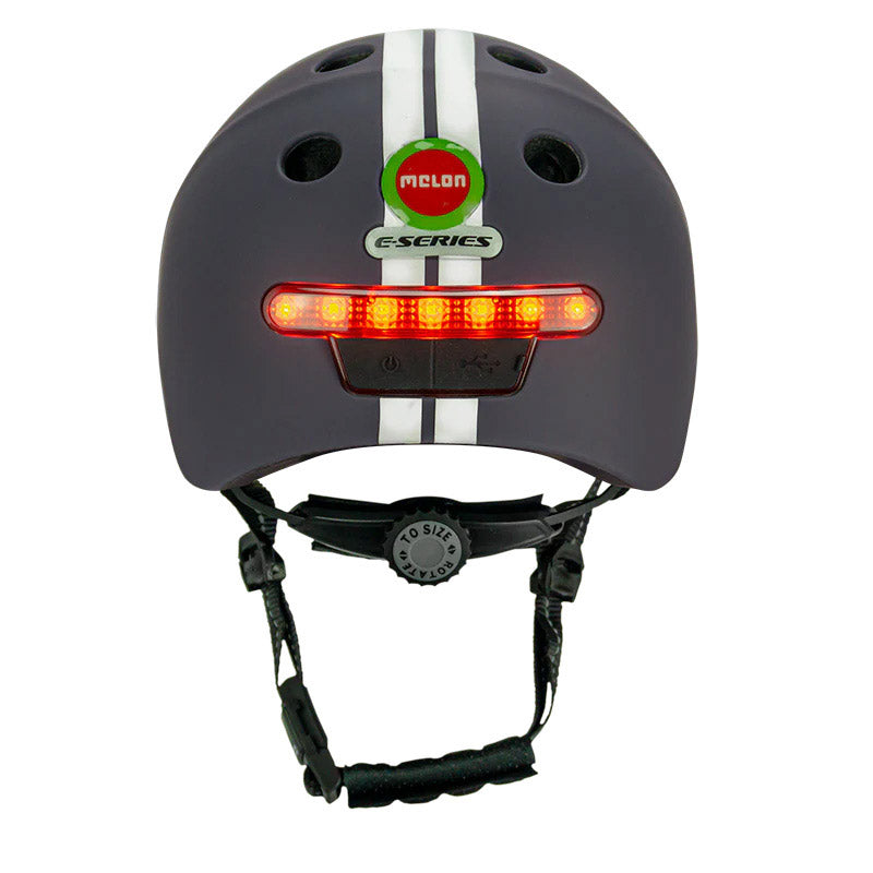 Melonenhelm mit Beleuchtung E-Serie Highway M-L