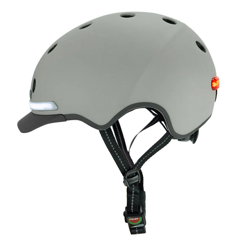 Melonenhelm mit Beleuchtung E-Serie Metropolis XL-XXL