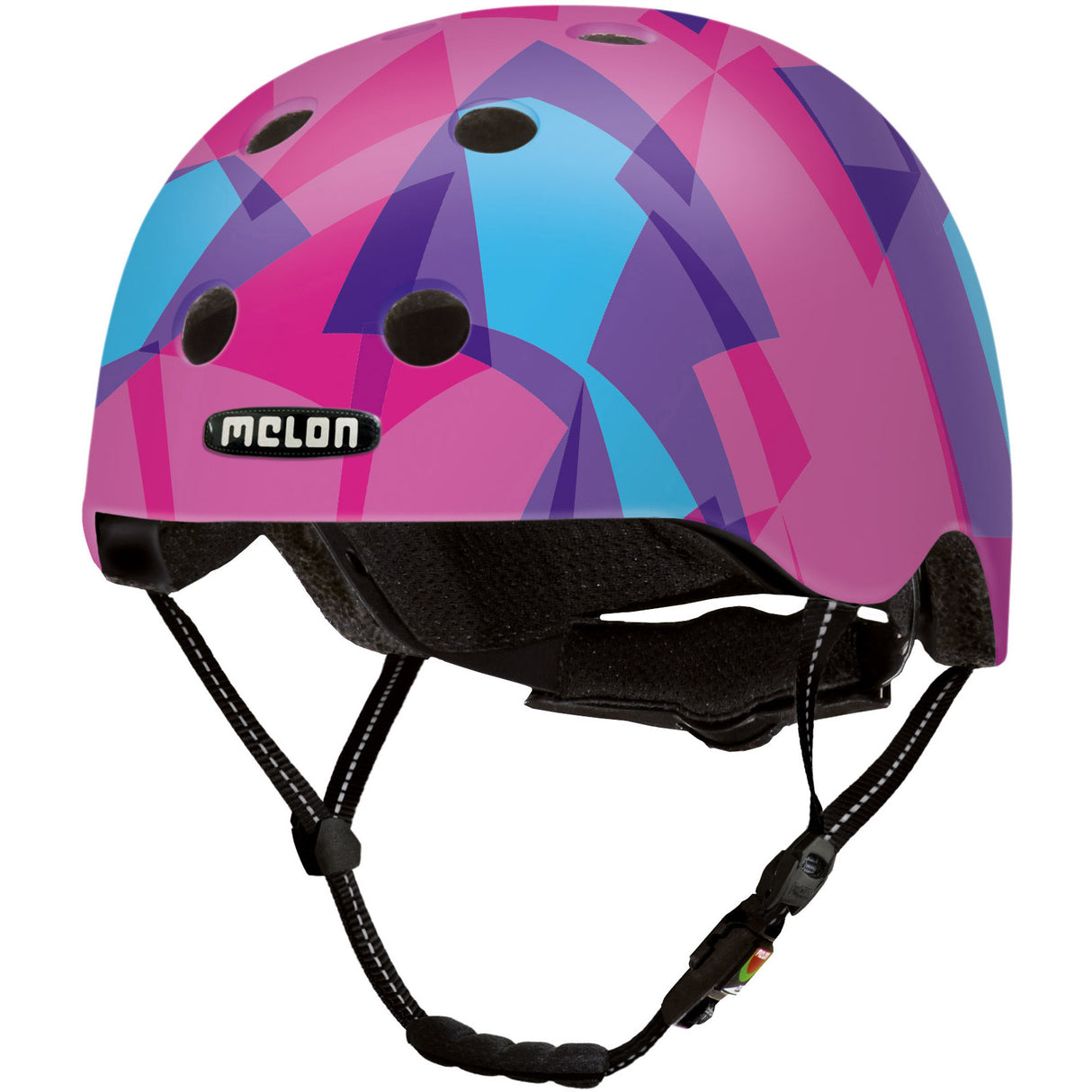 Melon Urban Active Bicycle Helm Pink Bluew Größe 46 52 cm