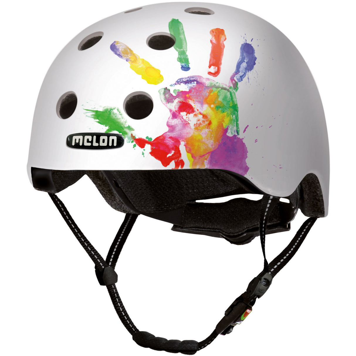 Melonhelm urban aktiv handavtryck m-l