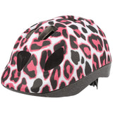 Poliesport Kinderhelm Pinky Cheetah. Tamaño: XS (46 53 cm), color: rosa blanco