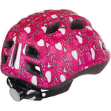 Polisport Junigoud Fahrradhelm S 52-56 cm Liebe mit LED-Licht