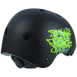 Polisport Urban Radical Bicycle Helm S 53-55 cm Graffiti Schwarzes Grün