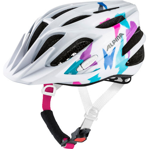 Alpina Sports Kinderhelm fb jr. 2,0 Schmetterling 50-55 gl. weiß